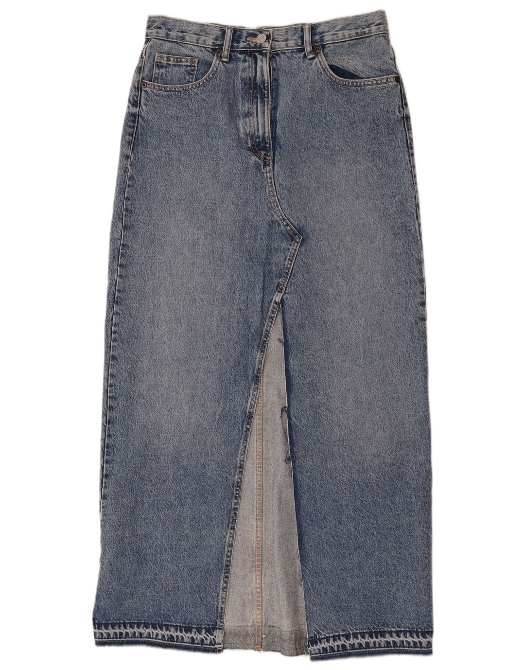 Gonna maxi in denim Zara da donna, media W28, cotone blu