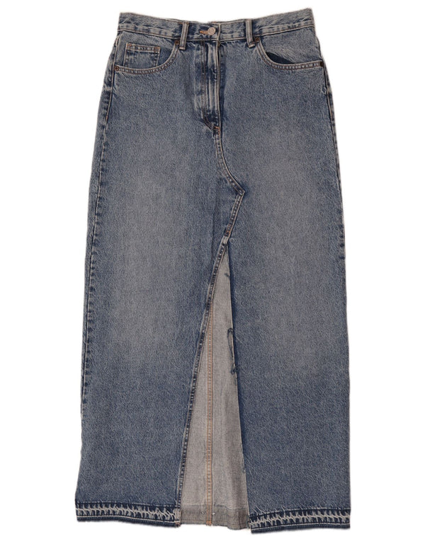 Gonna maxi in denim Zara da donna, media W28, cotone blu