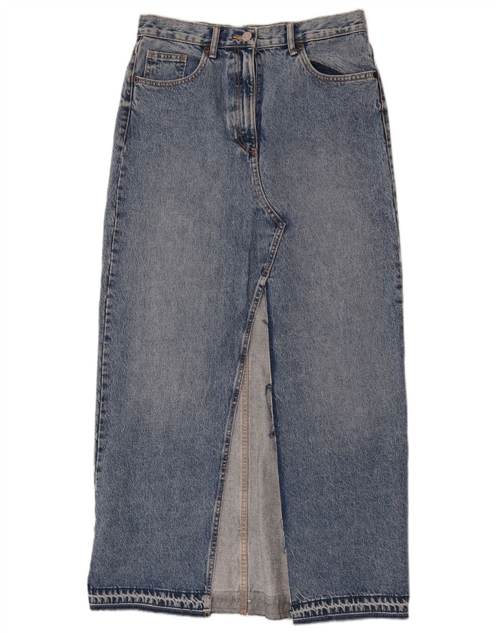 Gonna maxi in denim Zara da donna, media W28, cotone blu