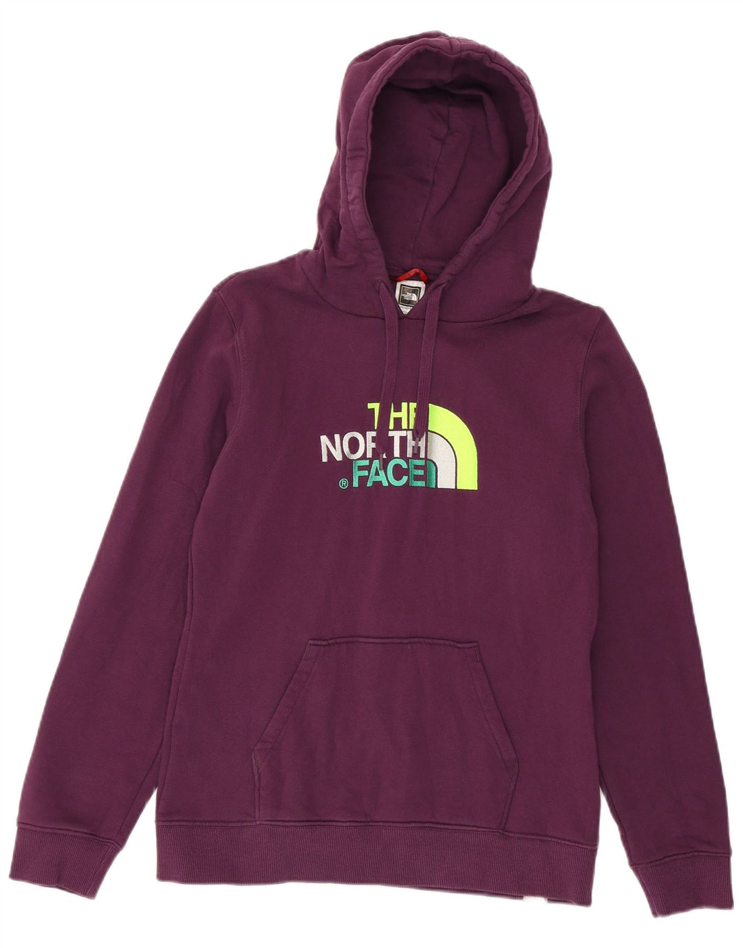 THE NORTH FACE Felpa con cappuccio grafica da donna UK 12 Cotone viola medio