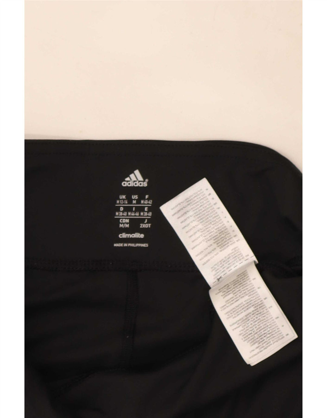 Leggings Adidas Climalite da donna UK 12/14 Poliestere nero medio