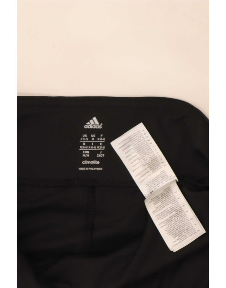 Leggings Adidas Climalite da donna UK 12/14 Poliestere nero medio