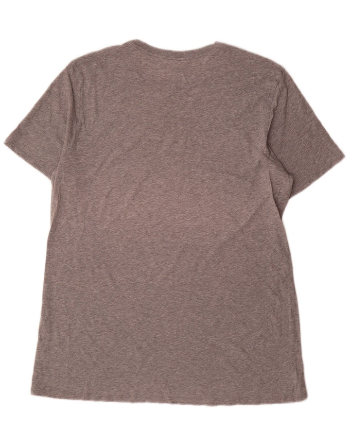T-shirt grafica da uomo Nike Top grande grigia screziata