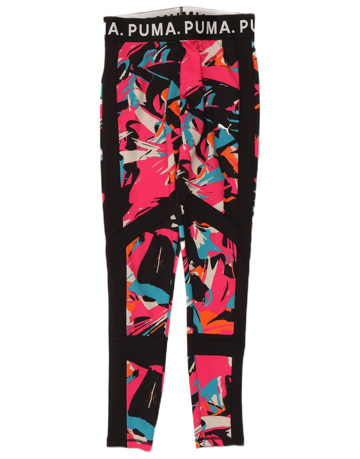 Leggings grafici da donna Puma UK 12 Medium multicolore geometrico