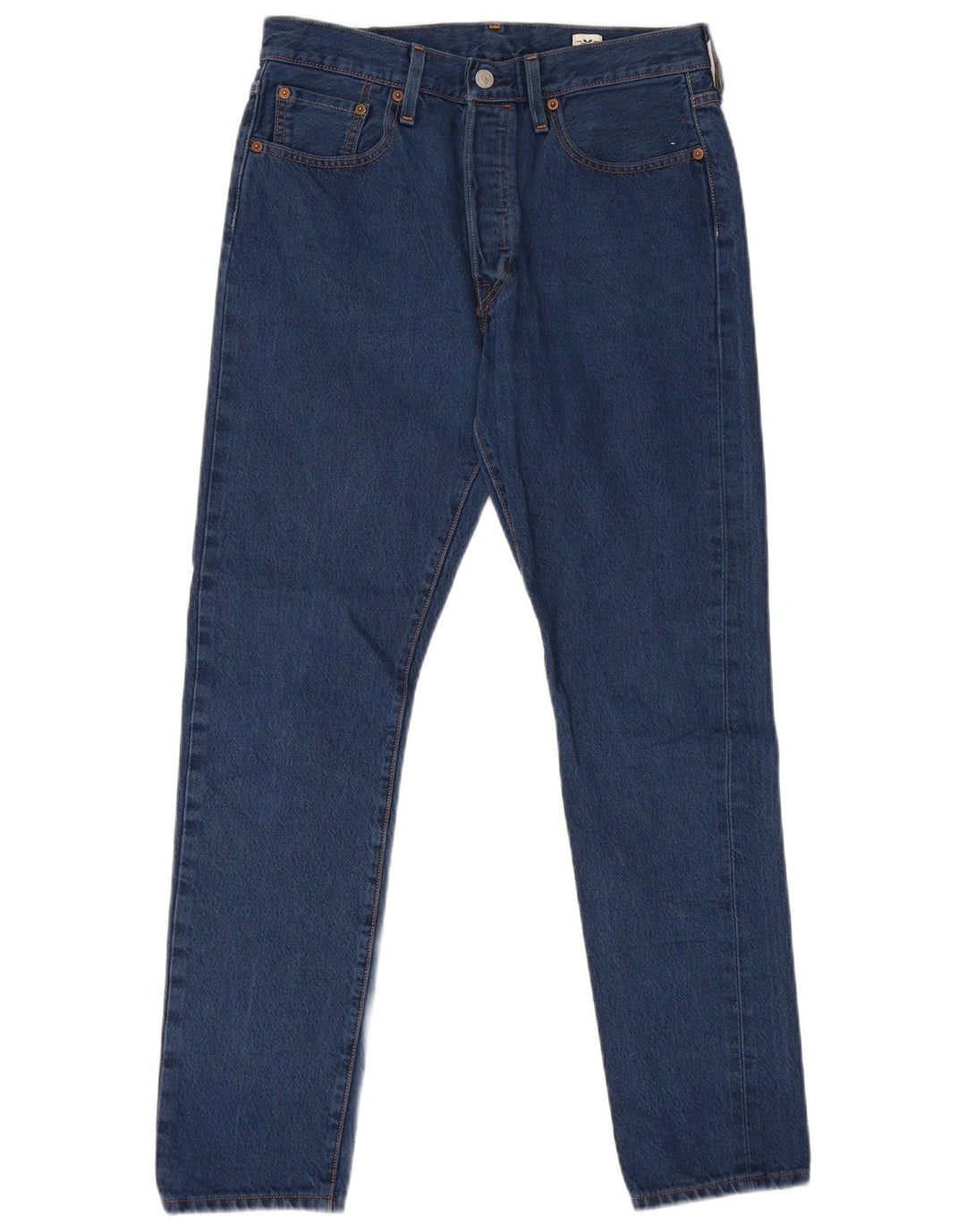 Levi's Uomo 501 S Slim Jeans dritti W29 L30 Cotone Blu