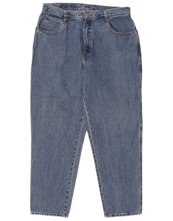 Jeans affusolati a vita alta da donna Gitano US 16 2XL W34 L29 Cotone blu