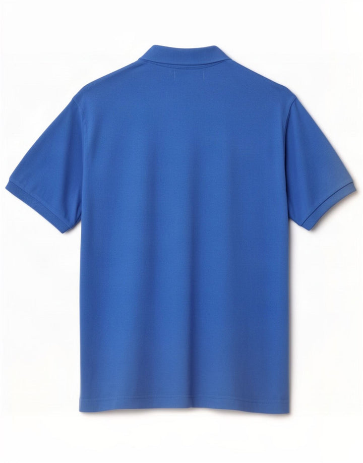 Polo da uomo Kappa in cotone blu medio