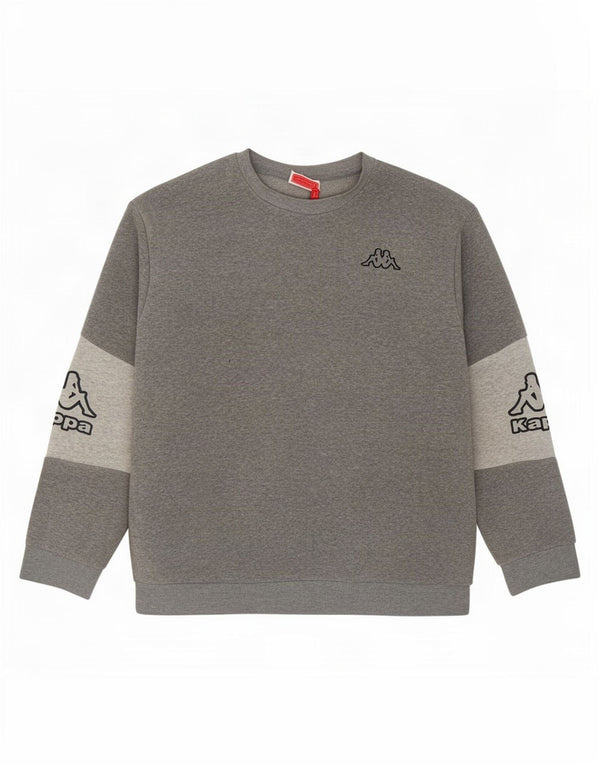 Felpa grafica da uomo Kappa Jumper XL Grigio Poliestere