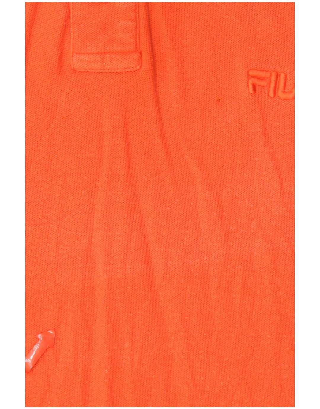 Polo da uomo Fila Large in cotone arancione