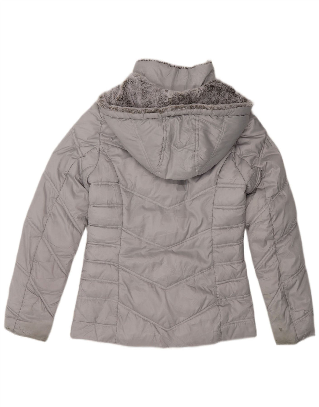 Giacca imbottita con cappuccio da donna Nautica UK 6 XS poliestere grigio