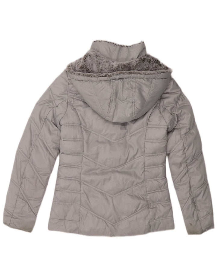 Giacca imbottita con cappuccio da donna Nautica UK 6 XS poliestere grigio