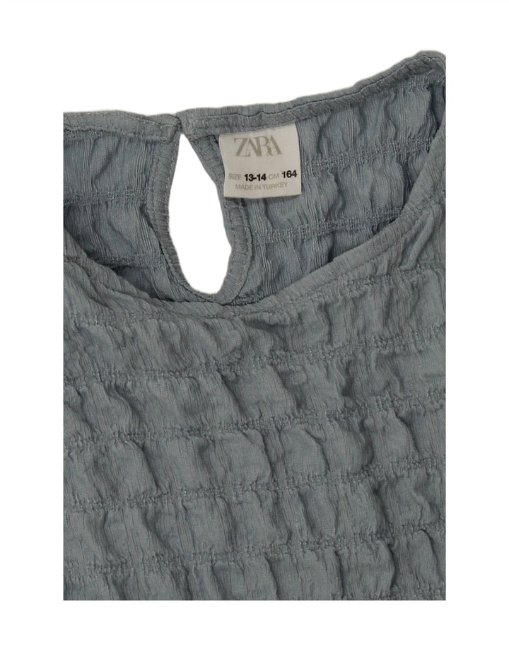 Top senza maniche per bambina Zara 13-14 anni Blu