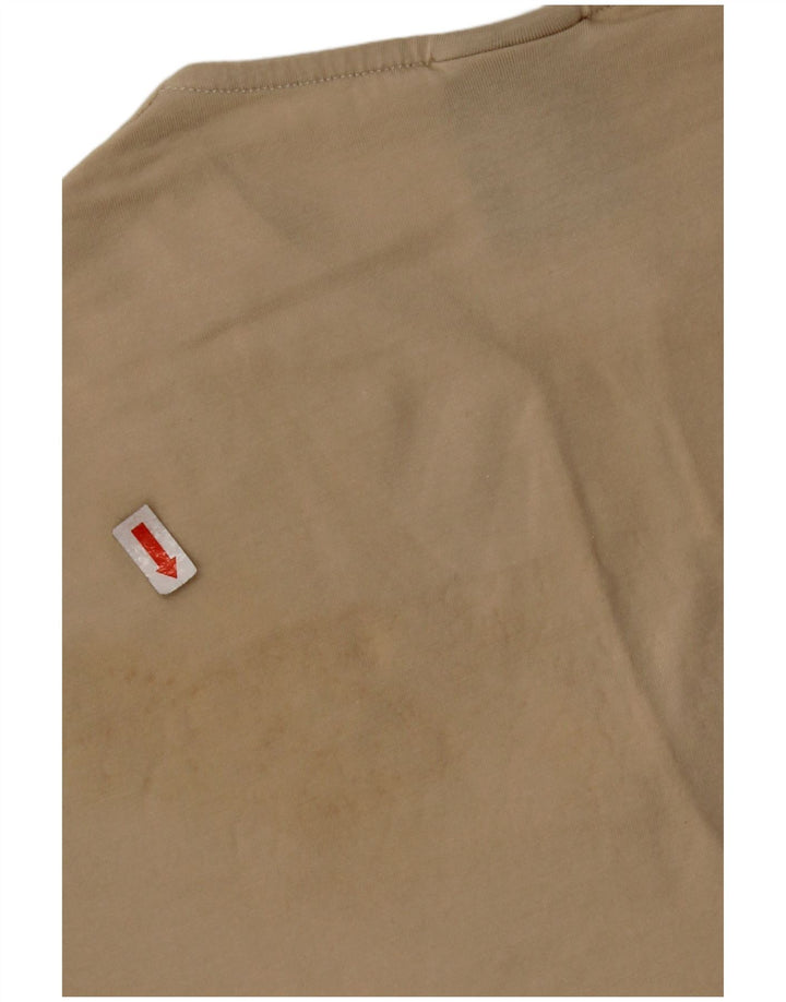 T-shirt corta NIKE da donna UK 10/12 Beige medio