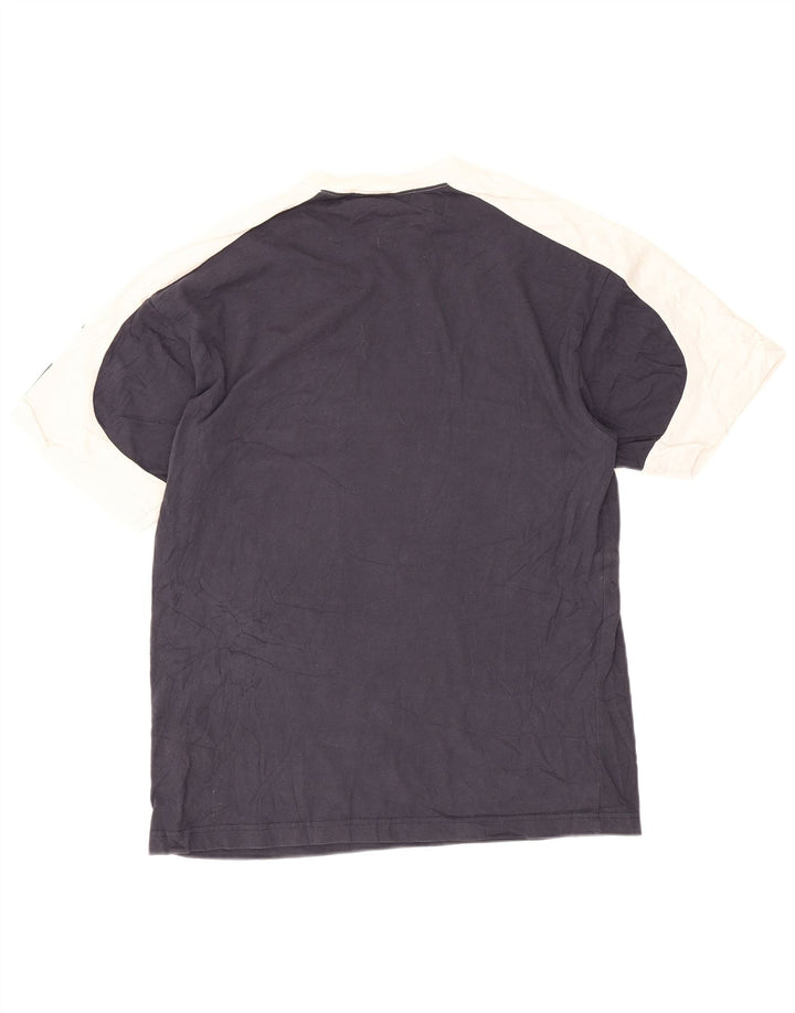 T-shirt grafica da uomo Timberland Top Medium Navy Blue Colourblock Crosta