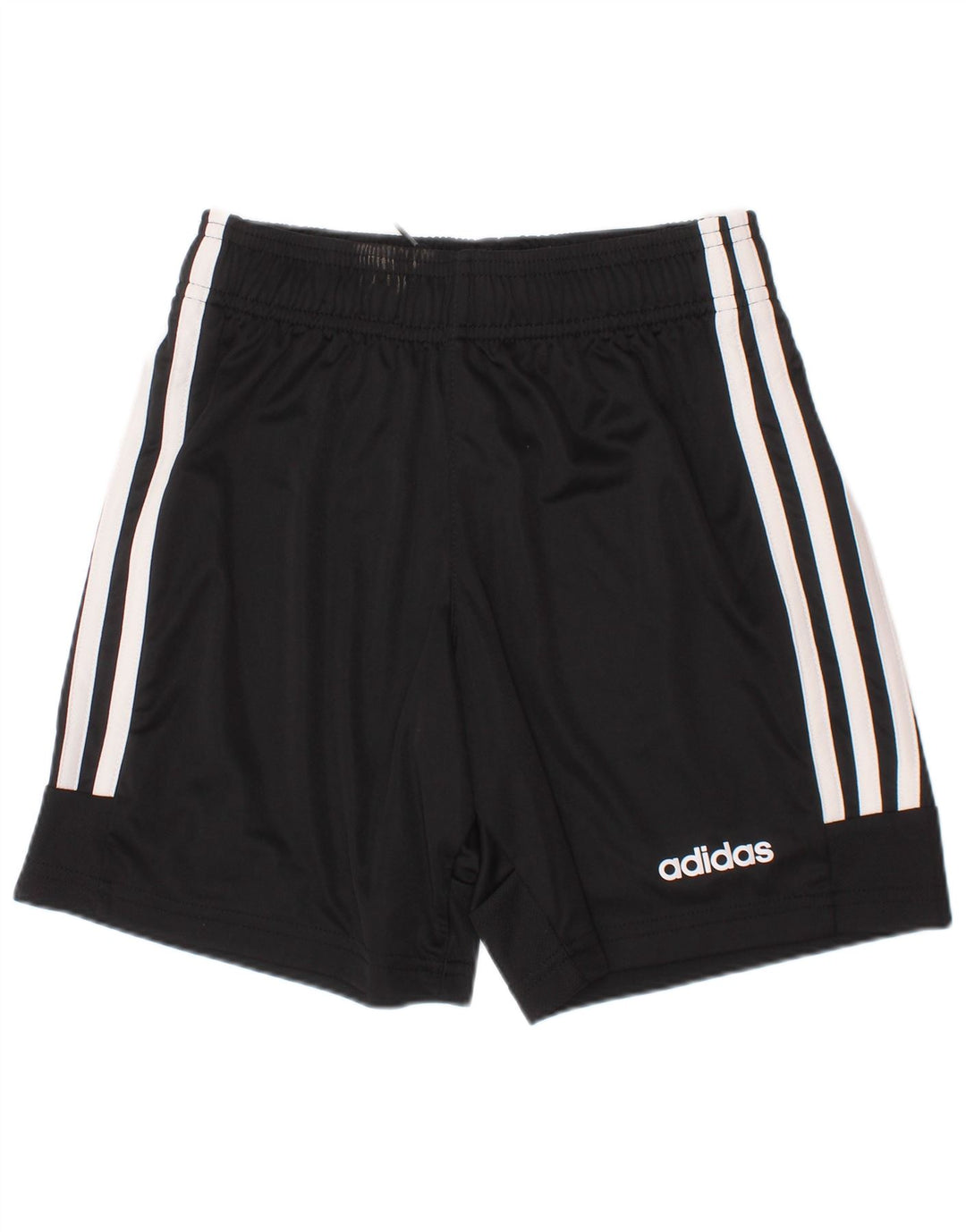 Pantaloncini sportivi Adidas Climalite da ragazzo 9-10 anni in poliestere nero