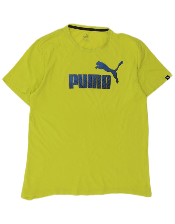 T-shirt grafica da uomo Puma Large verde