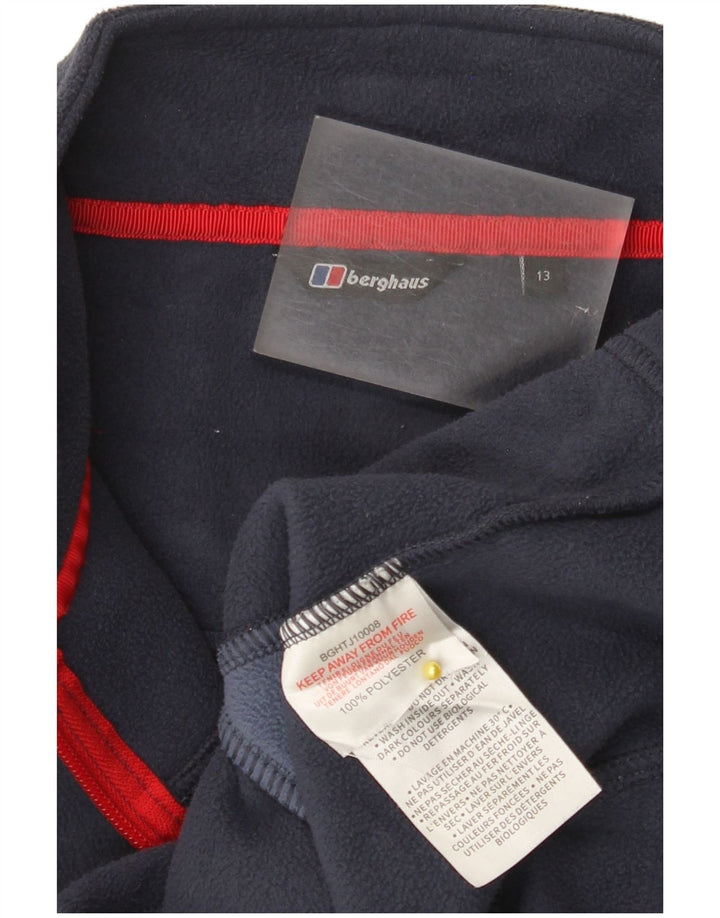 Giacca in pile da bambino Berghaus 12-13 anni in poliestere color block blu navy