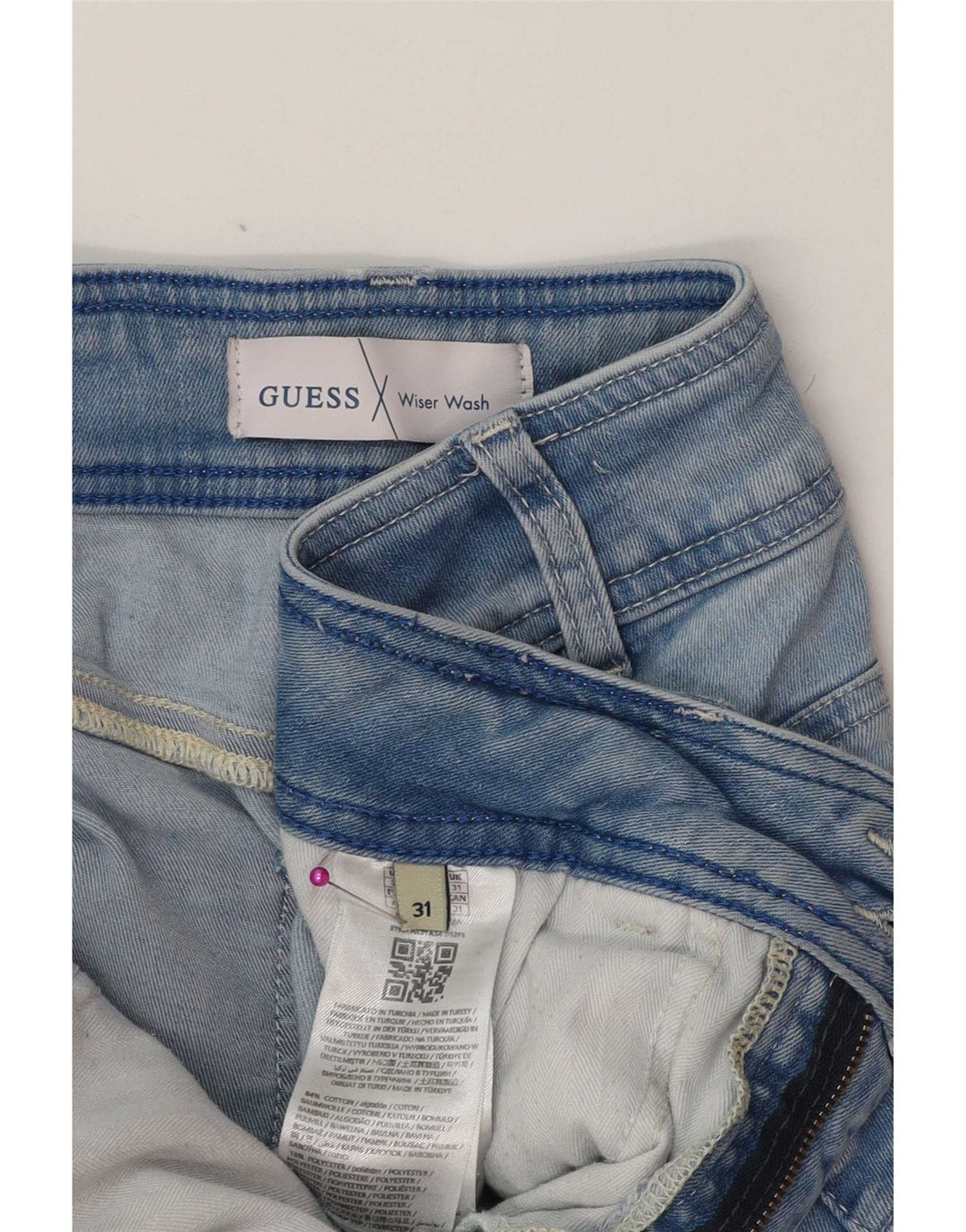 Jeans skinny da donna Guess W31 L28 cotone blu