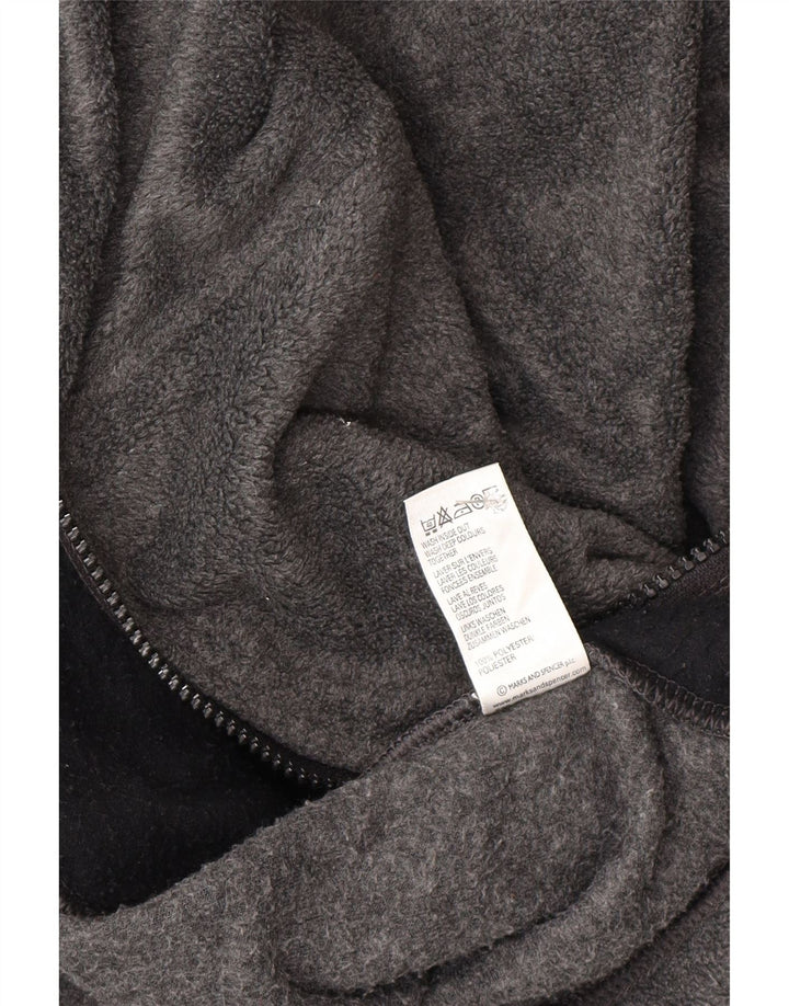 Giacca in pile da uomo Marks & Spencer UK 42 XL Poliestere grigio