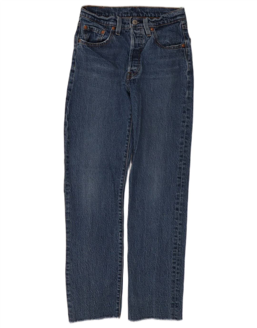 Jeans dritti 501 da donna Levi's W24 L28 cotone blu