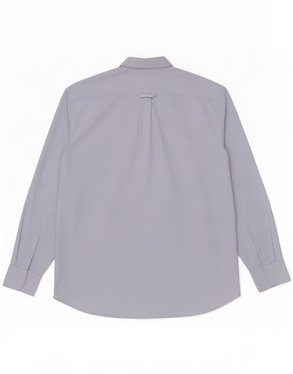 Camicia Benetton Uomo 2XL Cotone Blu