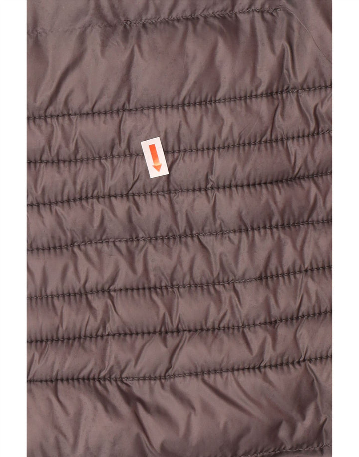 Cappotto imbottito con cappuccio da donna CHAMPION IT 42 Grigio medio Poliammide