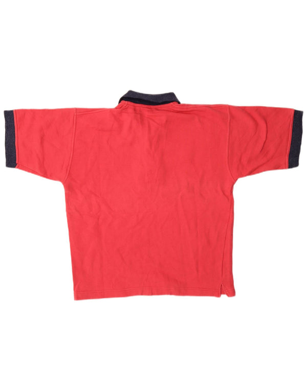 Polo da uomo CHAMPION piccola in cotone rosa