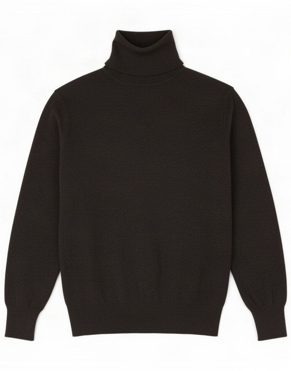 Maglione maglione a collo alto da donna Zara UK 18 XL Cotone grigio