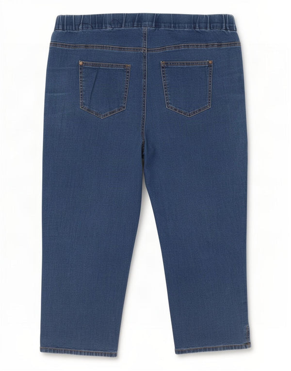 Jeans Capri Autograph da donna Marks & Spencer UK 20 2XL W40 L22 Cotone blu