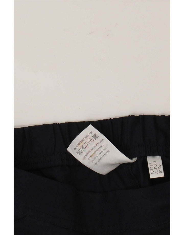 Pantaloncini sportivi da donna Adidas UK 8 Small poliestere blu navy