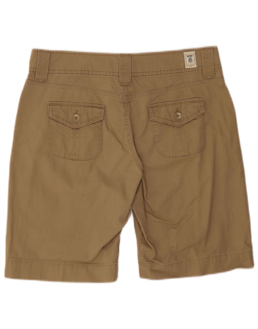 Pantaloncini chino da donna Levi's W32 grandi in cotone kaki