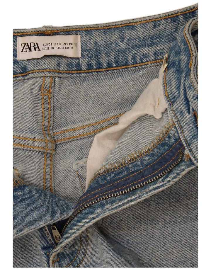 Pantaloncini di jeans da donna Zara EU 38 piccoli W28 blu