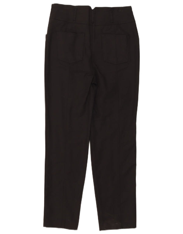 Pantaloni casual affusolati a vita alta da donna Boden UK 10 piccoli W30 L28 neri