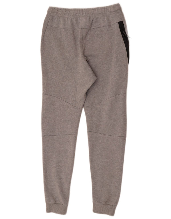 Pantaloni da tuta da uomo Nike Slim Fit, pantaloni da jogging, piccoli, in cotone color block grigio