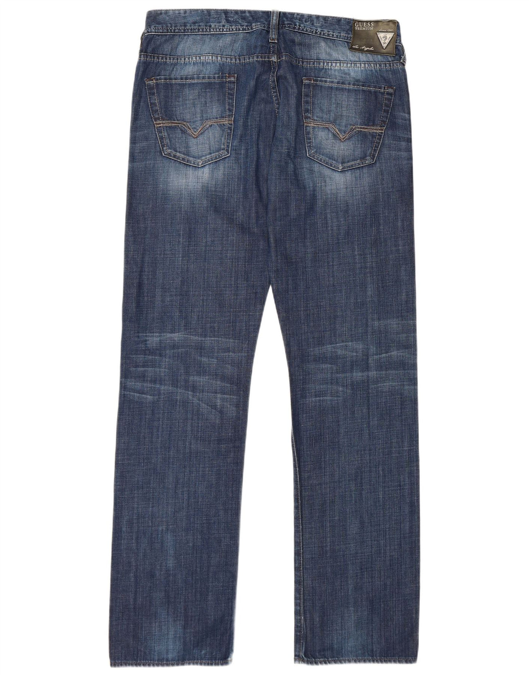Jeans dritti da uomo Guess W34 L34 cotone blu