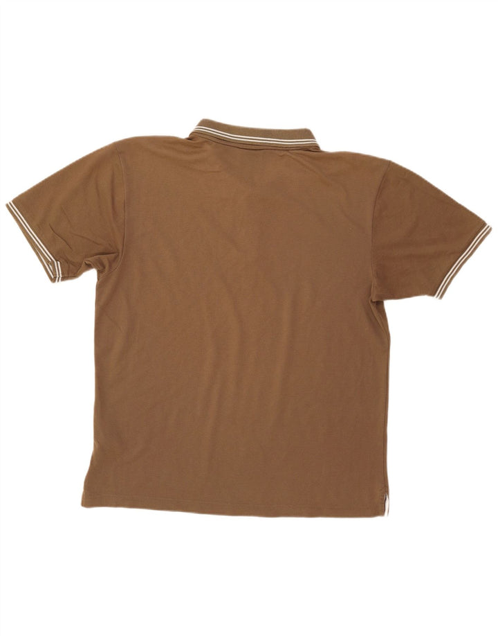 Polo da uomo CHAMPION grande in cotone marrone