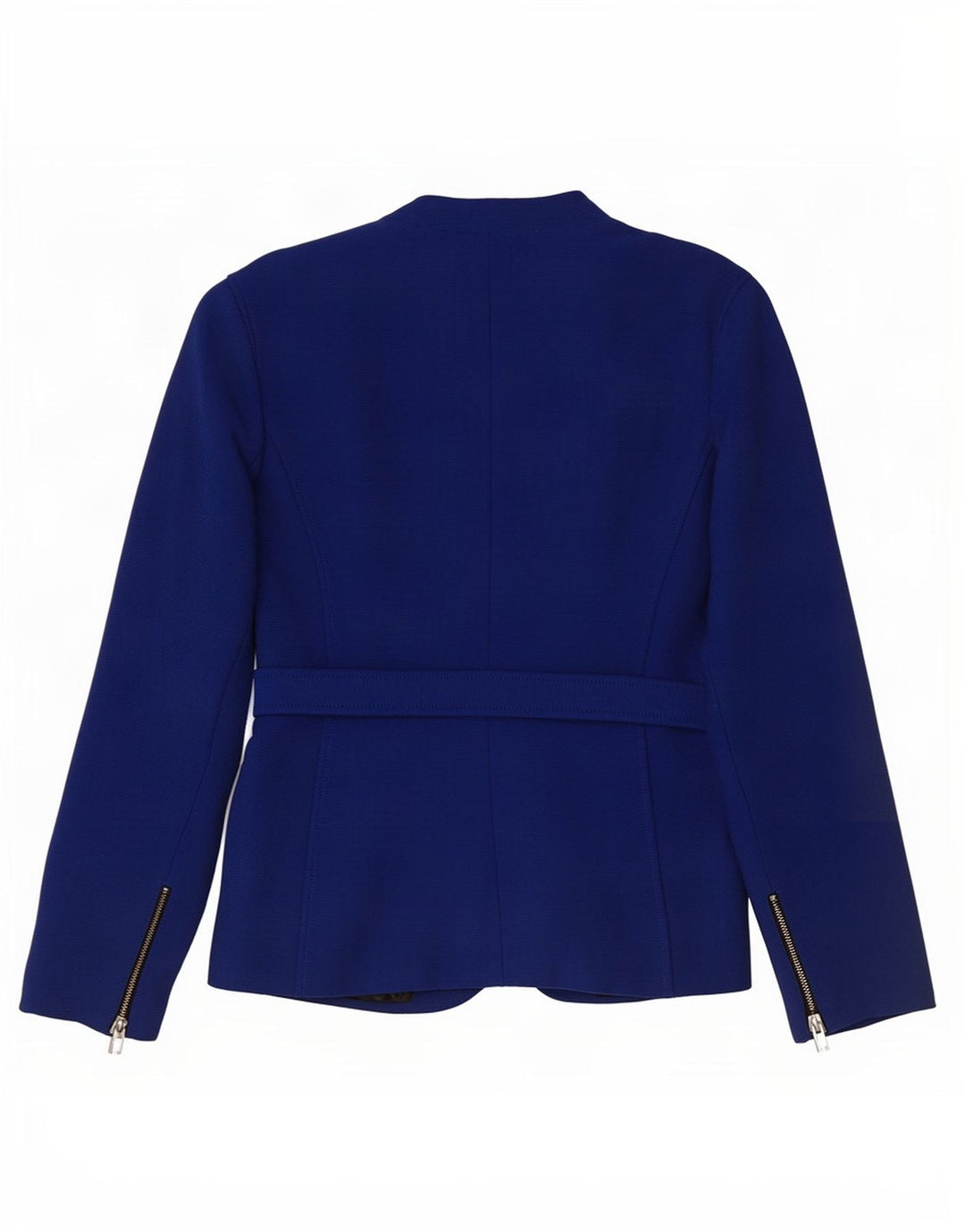 Giacca blazer a 1 bottone da donna Zara UK 16 grande viscosa blu