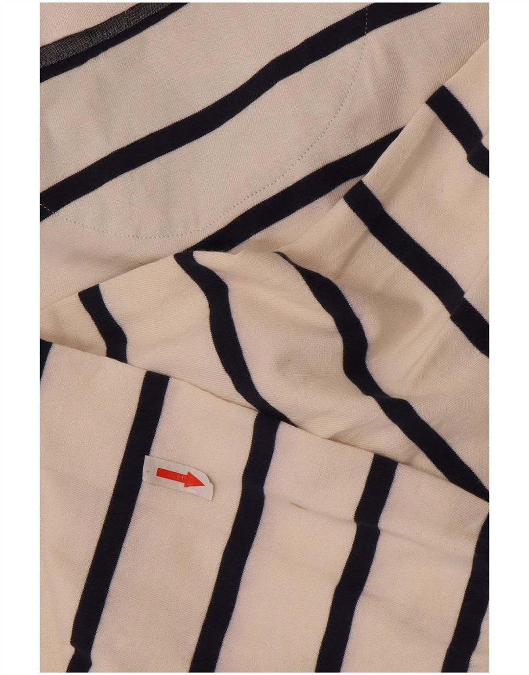Polo da uomo a maniche lunghe North Sails in cotone a righe grandi bianche