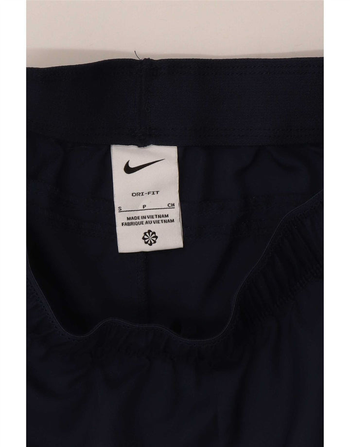 Pantaloncini sportivi Nike da uomo Dri Fit piccoli in poliestere blu navy