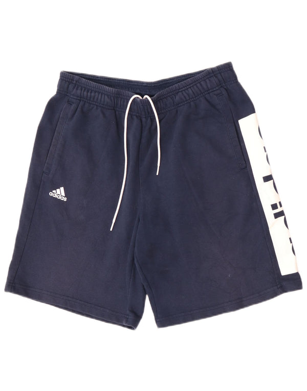 Pantaloncini sportivi Adidas Climalite Graphic da uomo, grandi, blu navy, color block