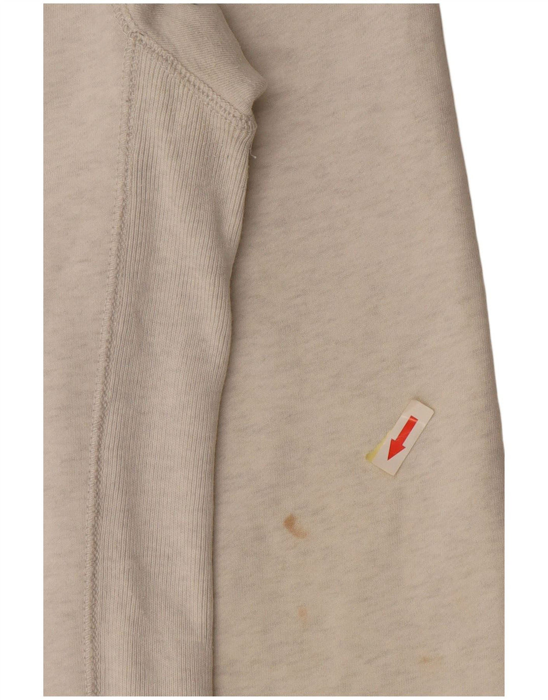 Maglione con cappuccio e zip grafica da uomo Superdry in cotone bianco medio