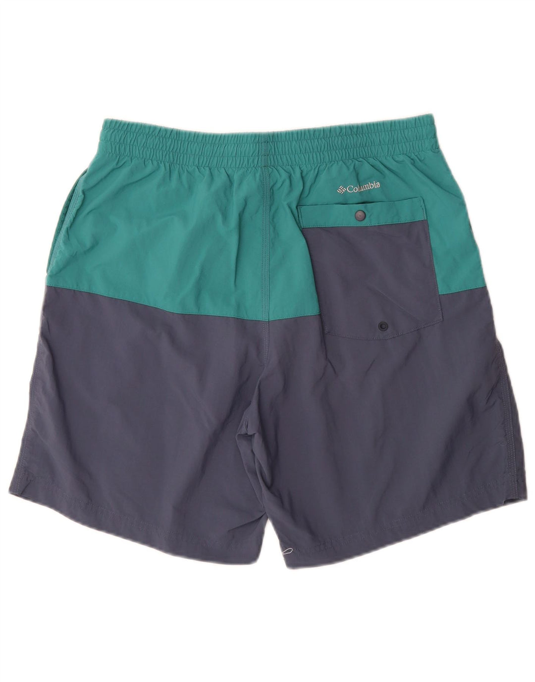 Pantaloncini da bagno Columbia Omni-Shield da uomo color block medio blu navy