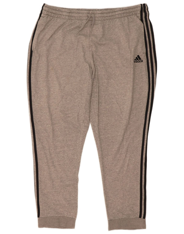 Pantaloni da tuta da uomo Adidas Joggers 3XL Cotone chiazzato grigio