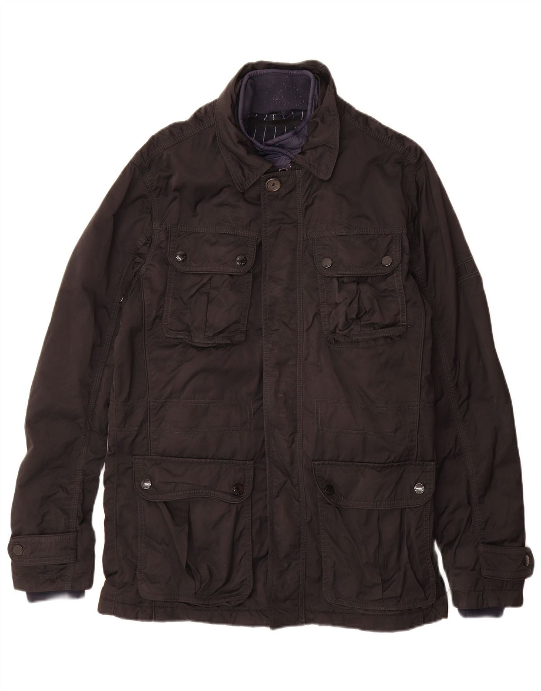 Giacca utility da uomo Tommy Hilfiger UK 38 nylon nero medio
