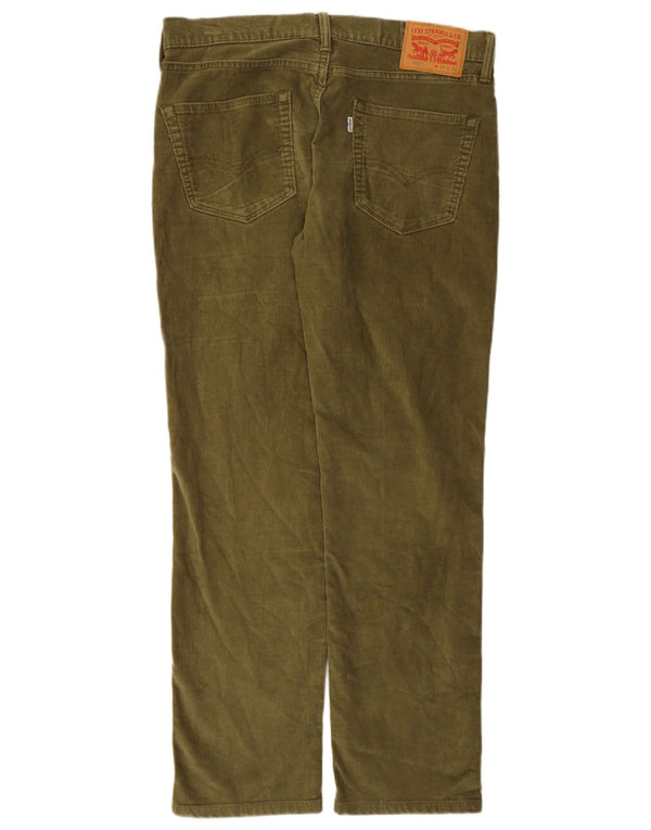 Pantaloni Levi's da uomo 511 slim in velluto a coste W33 L30 cotone kaki