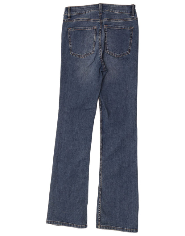 Marks & Spencer Donna The Eva Bootcut Jeans UK 10 Small W28 L34 Blu