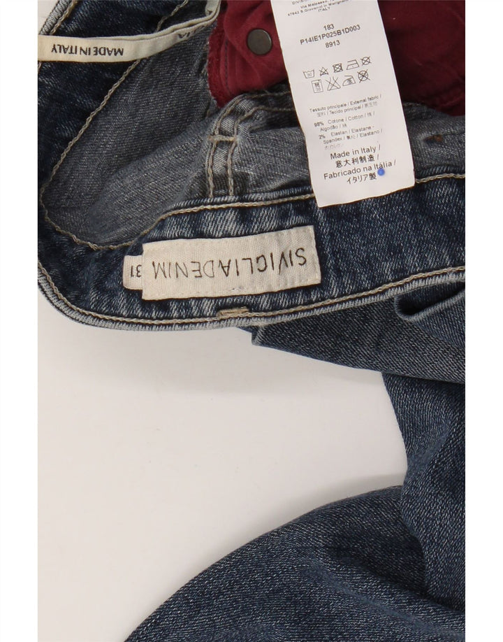 Jeans Slim Donna SIVIGLIA W31 L30 Blu Cotone