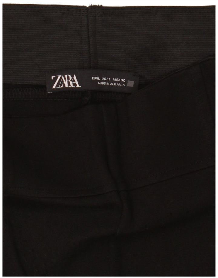 Pantaloni chino slim da donna ZARA W34 L28 neri