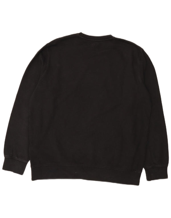 Levi's Uomo Standard Fit Felpa Maglione Grande Cotone Nero