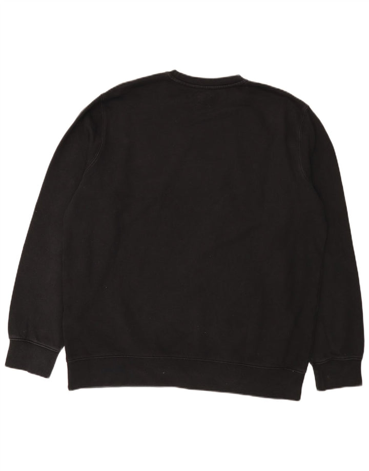 Levi's Uomo Standard Fit Felpa Maglione Grande Cotone Nero